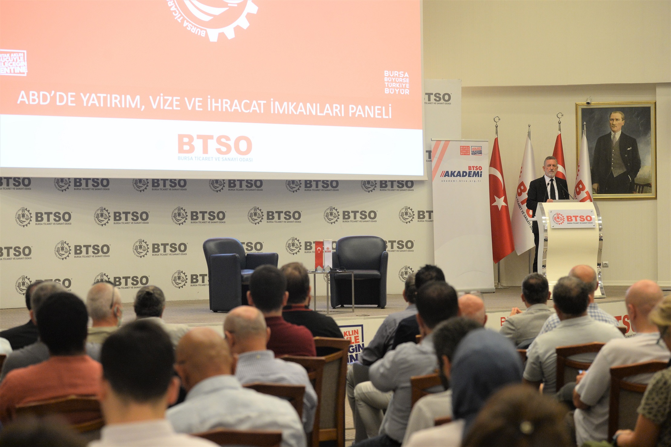BTSO’da ‘ABD’de Yatırım, Vize ve İhracat İmkânları’ Paneli